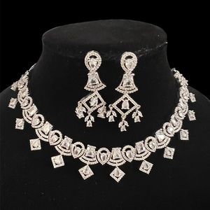 Clear American Diamond necklace